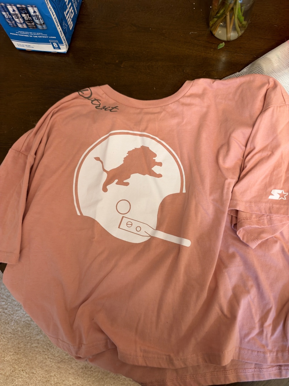 Kids Pink Graphic Tee with Bull Design